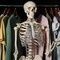 Halloween Skeleton Decorations Outdoor Indoor - 3FT Life-Size Poseable Skeleton, Realistic Spooky Full Body Skeleton with Movable Joints, Halloween Decor for Haunted House, Graveyard, Party